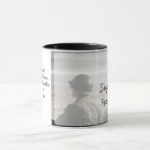 Ik steun Heather, slachtoffer van de oorlog gedich Mok (Midden)