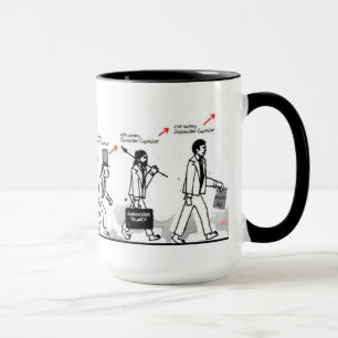 Ik steun het kapitalisme. mok