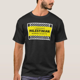 Ik steun het Palestijnse Shirt voor de mensenrecht