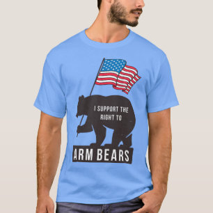 Ik steun het recht op Beren van wapens T-shirt