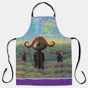 Ik steun het Topeka Art Guild Design Apron Schort