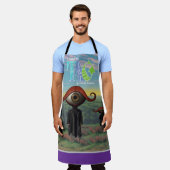 Ik steun het Topeka Art Guild Design Apron Schort (Gedragen)