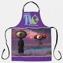 Ik steun het Topeka Art Guild Design Apron Schort