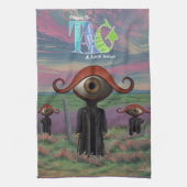 Ik steun het Topeka Art Guild Design Apron Theedoek (Verticaal)