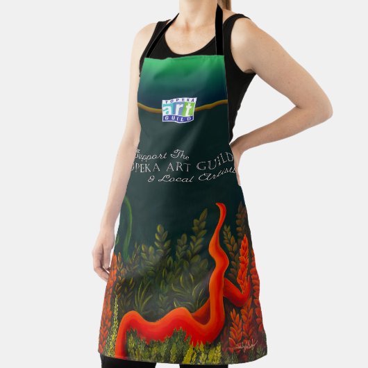 Ik steun het Topeka Art Guild Design Schort (Insitu)