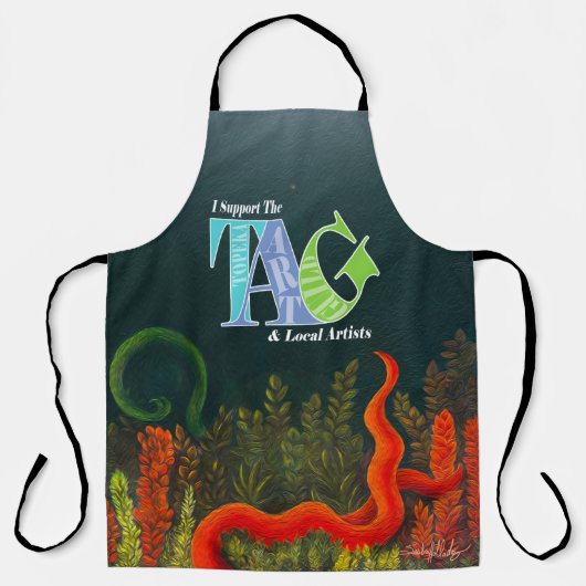 Ik steun het Topeka Art Guild Design Schort (Voorkant)