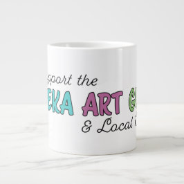Ik steun het Topeka Art Guild Grote Koffiekop