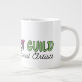 Ik steun het Topeka Art Guild Grote Koffiekop (Rechts)