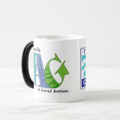 Ik steun het Topeka Art Guild Magische Mok (Voorkant links)