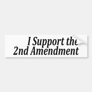 Ik steun het tweede amendement bumpersticker