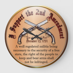 Ik steun het tweede amendement grote klok