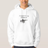 Ik steun het tweede amendement hoodie (Voorkant)