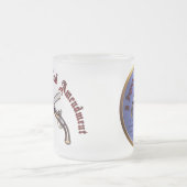 Ik steun het tweede amendement matglas koffiemok (Center)