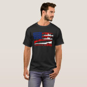 Ik steun het tweede amendement van het Amerikaanse T-shirt (Voorkant volledig)