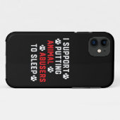 Ik steun het voorstel om dierenmishandelaars ter d Case-Mate iPhone case (Achterkant (horizontaal))