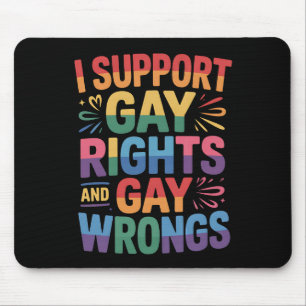 Ik Steun Homorechten En Homofouten LGBTQ Ally Muismat