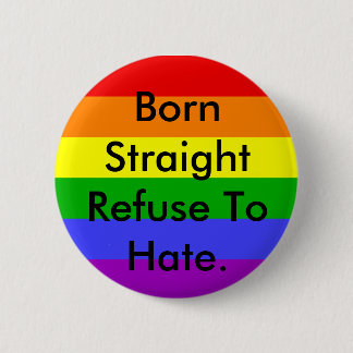 Ik steun homo's! ronde button 5,7 cm