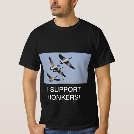 IK STEUN HONKERS! T-SHIRT (Voorkant)