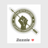 Ik steun Hunters en Hunting Sticker (Vel)