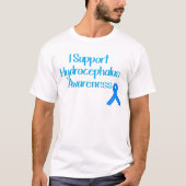 Ik steun Hydrocephalus Awareness T-shirt (Voorkant)