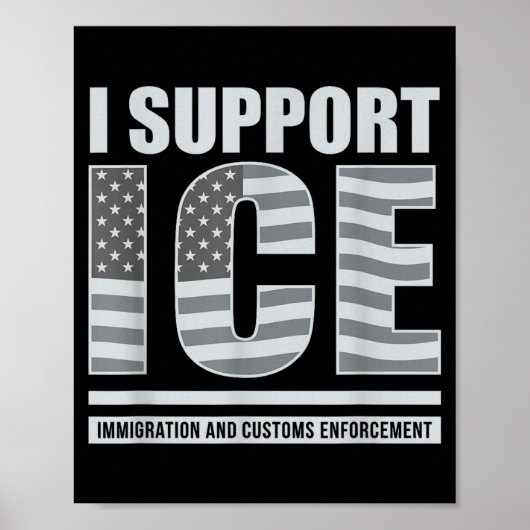 Ik steun ijs poster (Voorkant)
