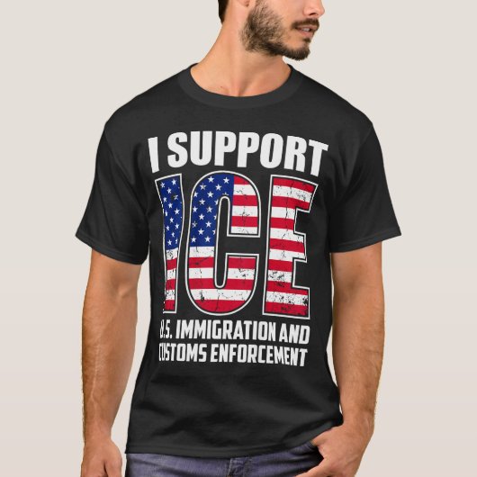 Ik steun ijs  t-shirt (Voorkant)