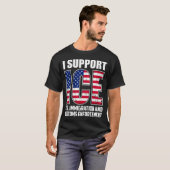 Ik steun ijs  t-shirt (Voorkant volledig)