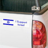 Ik steun Israël Bumpersticker (Op Truck)