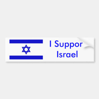 Ik steun Israël Bumpersticker