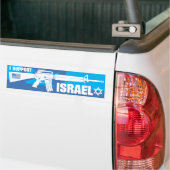 Ik steun Israël Bumpersticker (Op Truck)
