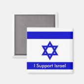 Ik steun Israël Magneet (Voorkant / Achterkant)