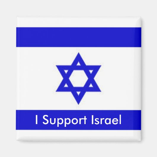 Ik steun Israël Magneet (Voorkant)