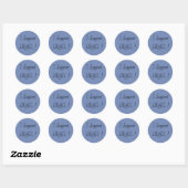 Ik steun Israël Ronde Sticker (Vel)
