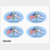 Ik steun Israël Stickers (Vel)