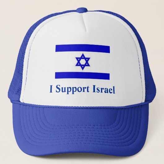 Ik steun Israël Trucker Pet (Voorkant)