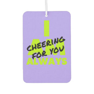 'Ik Steun Je Altijd' Paarse Lime Groen Luchtverfrisser