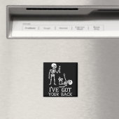 Ik steun je grappige skelet wervelkolom grap  magneet (Insitu (Vaatwasser))
