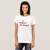 Ik steun Jena 6 T-shirt (Voorkant volledig)