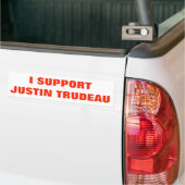 Ik steun Justin Trudeau Support Canada Unique Bumpersticker (Op Truck)