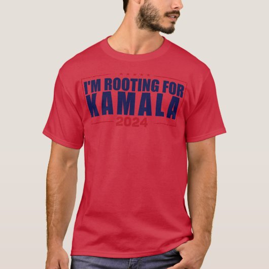 Ik Steun Kamala 2024 T-shirt (Voorkant)