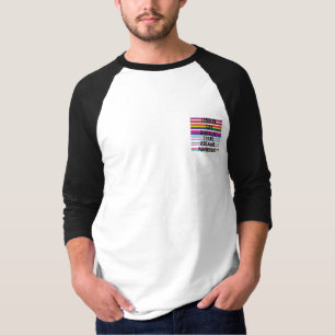 Ik steun lesbische homoseksuele biseksuele trans-a t-shirt