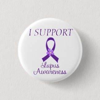 Ik steun Lupus Awareness Ronde Button 3,2 Cm