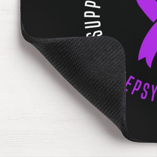 Ik steun mam met heel mijn hart Epilepsie Warrior  Muismat (Hoek)