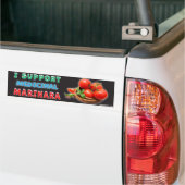 Ik Steun Medicinale Marinara Bumpersticker (Op Truck)
