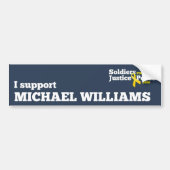 Ik steun Michael Williams bumper sticker (Voorkant)