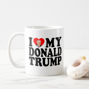 Ik steun mijn Donald Trump 47e President Koffiemok