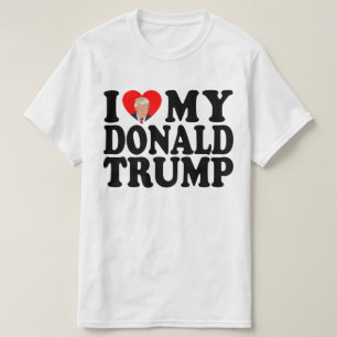 Ik steun mijn Donald Trump 47e President T-shirt