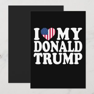 Ik steun mijn Donald Trump als president 2024 Kaart