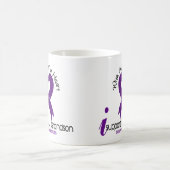 Ik steun mijn kleinzoon Epilepsy Koffiemok (Center)