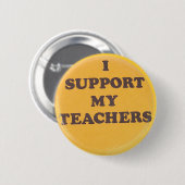 IK STEUN MIJN LEERLERS RONDE BUTTON 5,7 CM (Voorkant /achterkant)